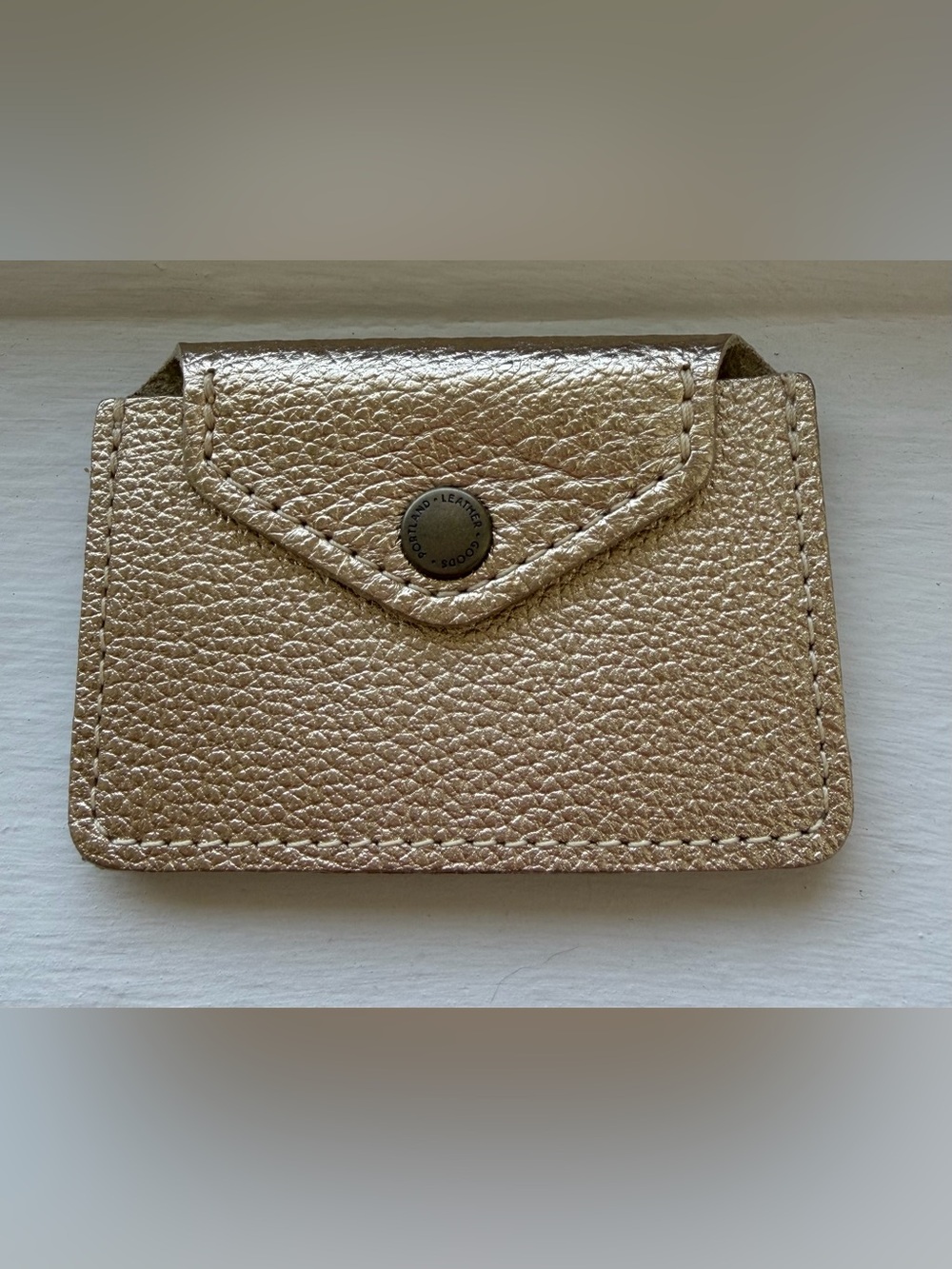 RARE UNICORN🦄 Portland Leather Goods Classic Lovebug Wallet in Lucent⭐️⚜️🔱🌟NWOT